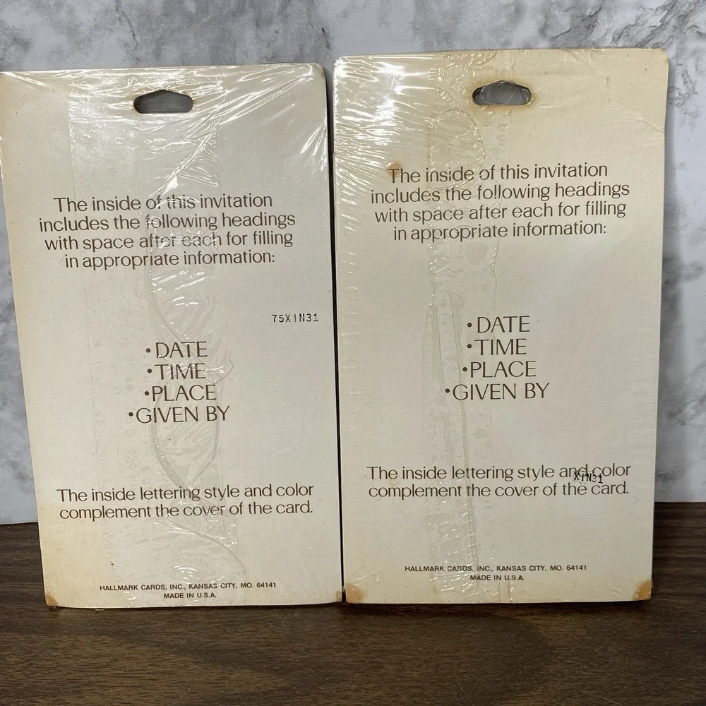 VTG Hallmark Holiday Seasonal Christmas Party INVITATIONS 2x8pk (16 Total)